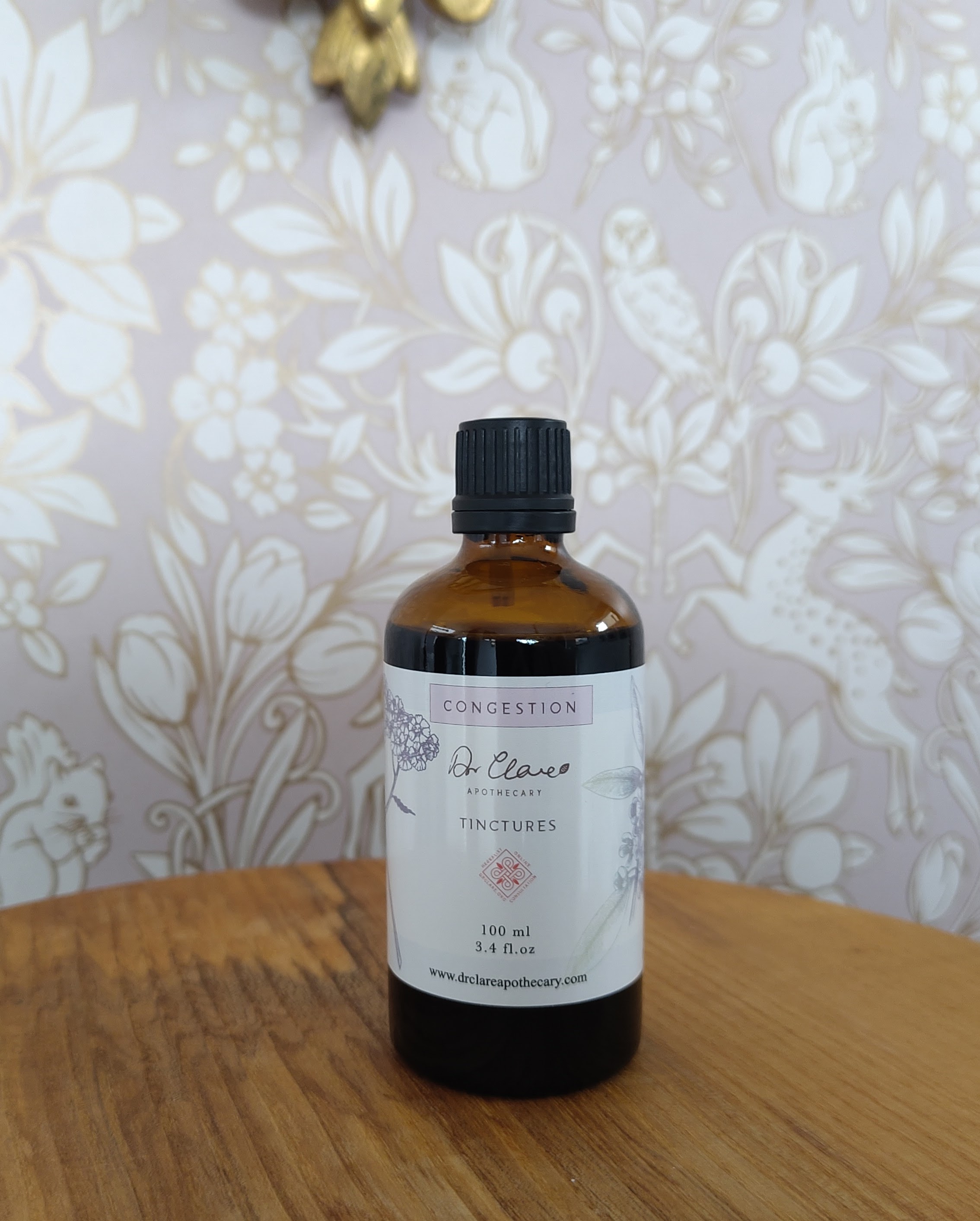 **NEW PRODUCT** Congestion Blend Tincture for Seasonal Throat & Respiratory Comfort, 100ml