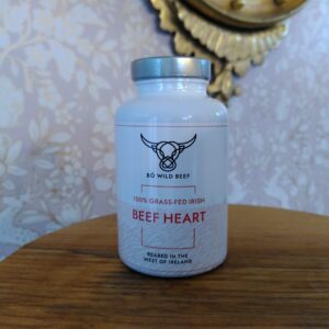 100% Irish Grass-Fed Beef Heart-CoQ10, B12, Taurine, Zinc, Iron, 180 capsules