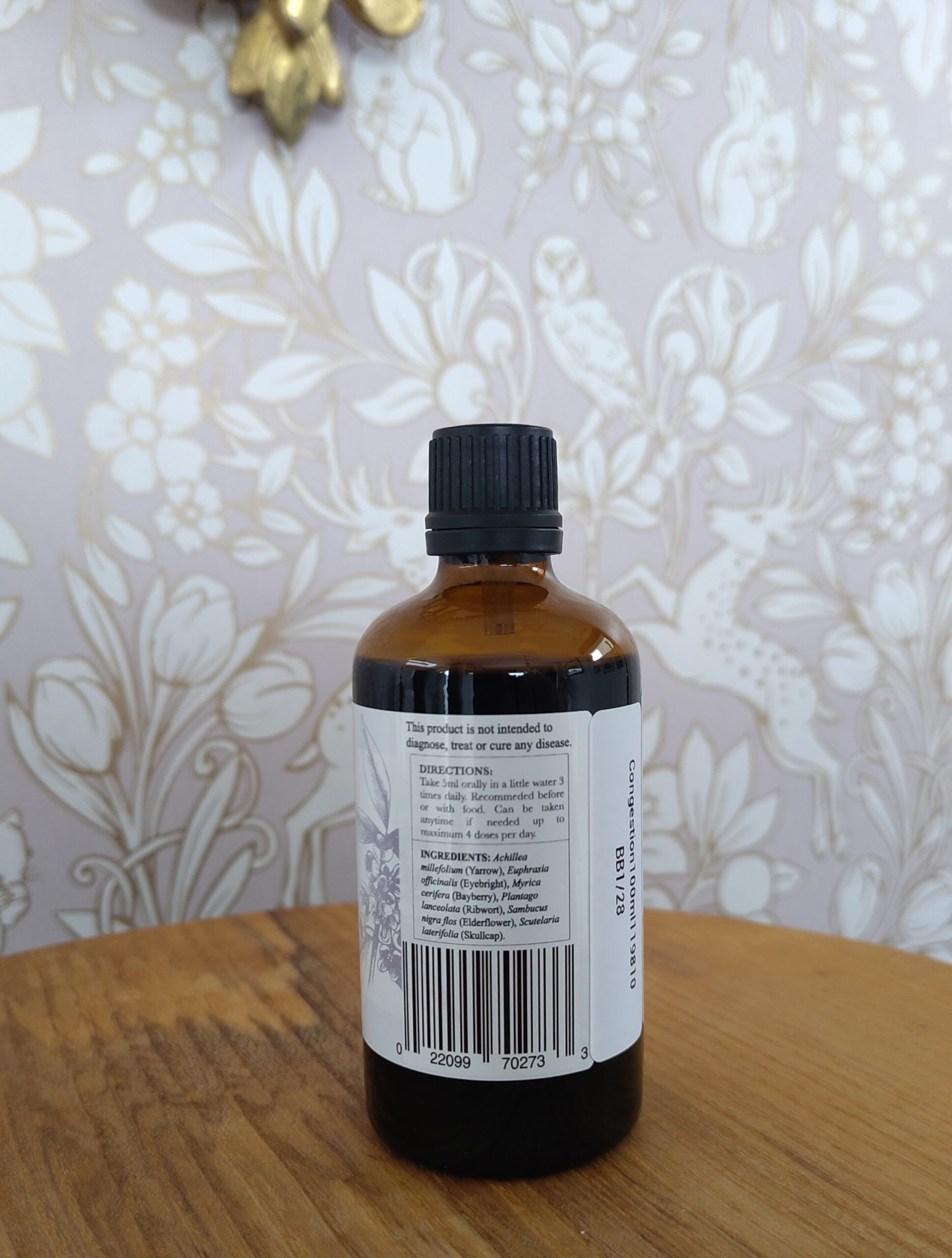 **NEW PRODUCT** Congestion Blend Tincture for Seasonal Throat & Respiratory Comfort, 100ml - Image 2